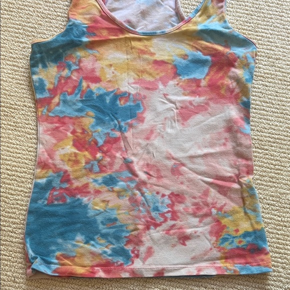 Ambiance Multicolor Tie-Dye Tank Top - Picture 4 of 5